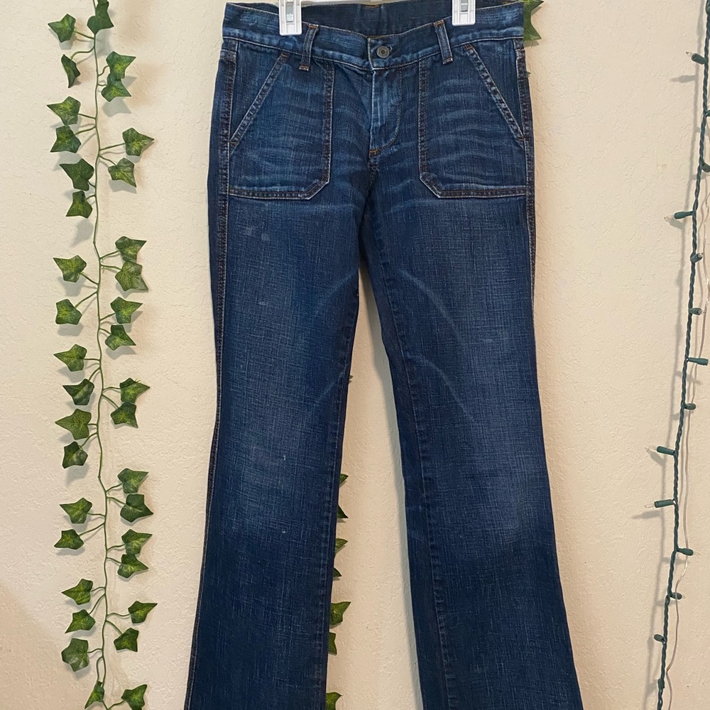 Vintage Flare Low-Rise Jeans